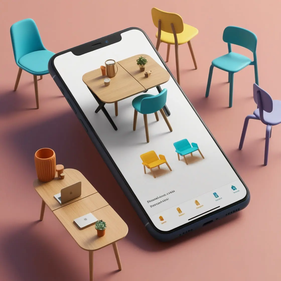 An image of a representation of our app